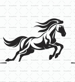 Galoppierendes Pferd